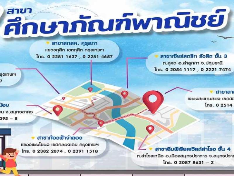 7 สาขาศึกษาภัณฑ์พาณิชย์