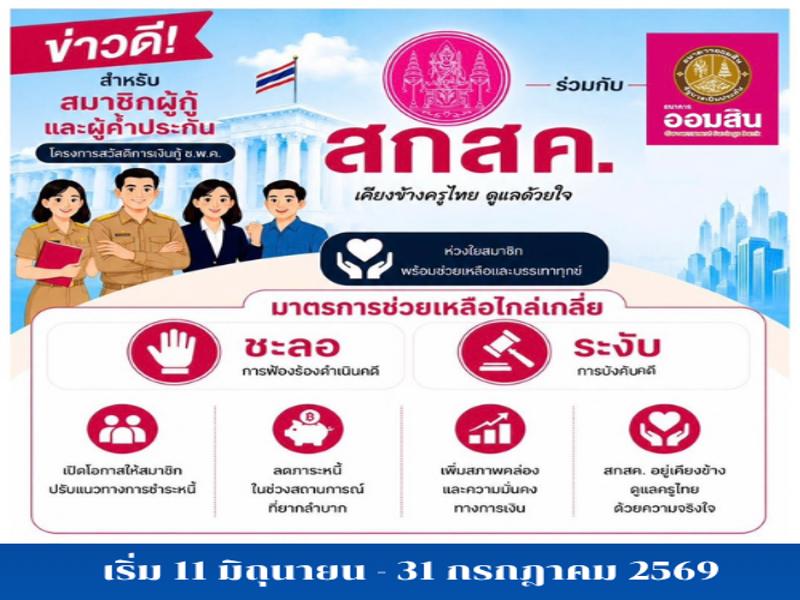 โครงการแก้ไขหนี้และขอชะลอหรือระงับการฟ้องดำเนินคดีทางกฎหมายสำหรับผู้กู้ ผู้ค้ำประกัน